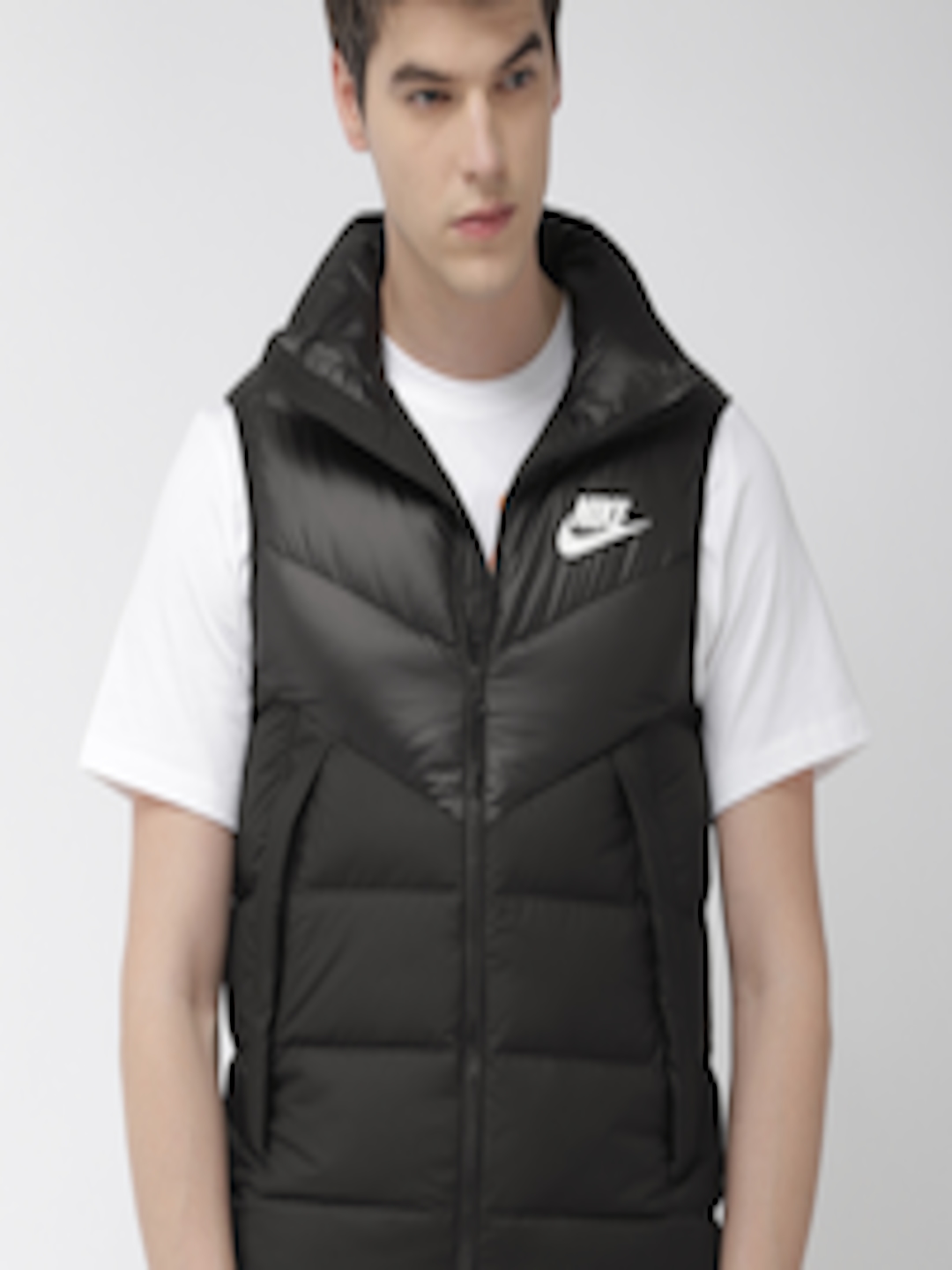 Buy Nike Men Solid Windrunner Puffer Standard Fit Jacket 928860 010 ...