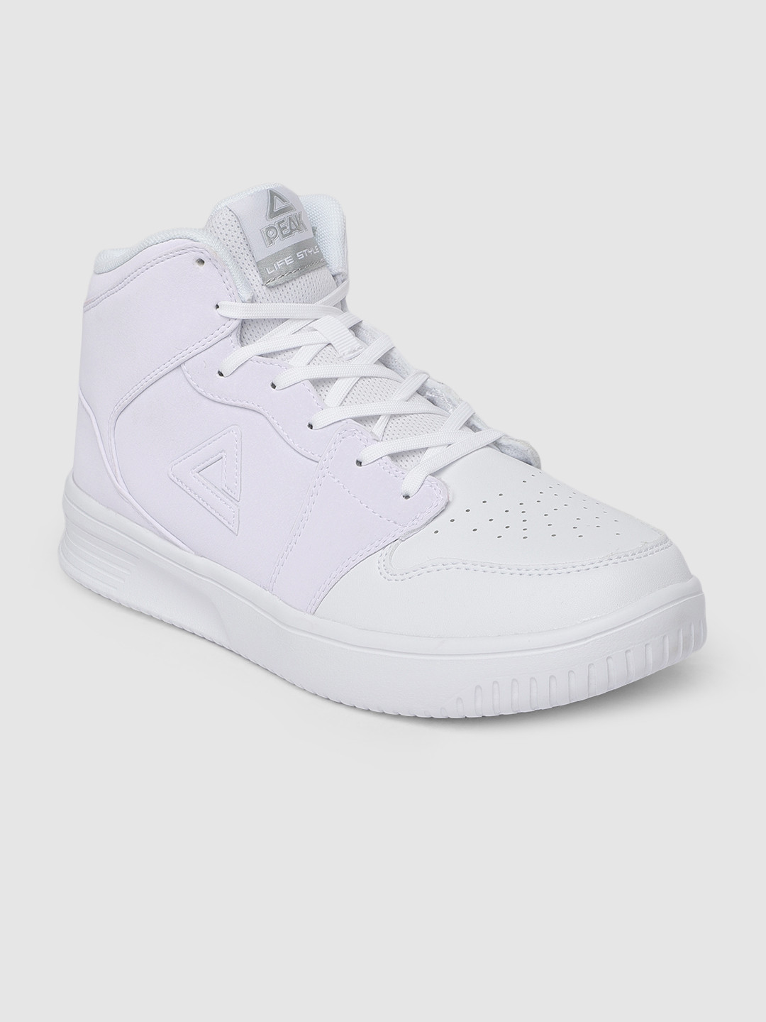 Buy PEAK Men White Mid Top Basketball Shoes Sports Shoes for Men
