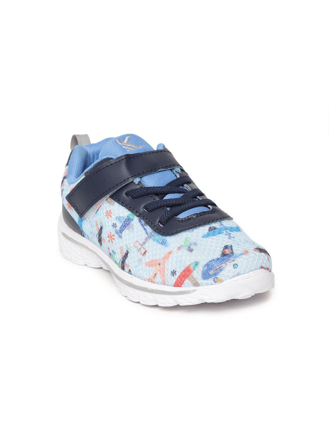 Buy KazarMax Kids Blue Printed Walking Shoes Sports Shoes for Unisex