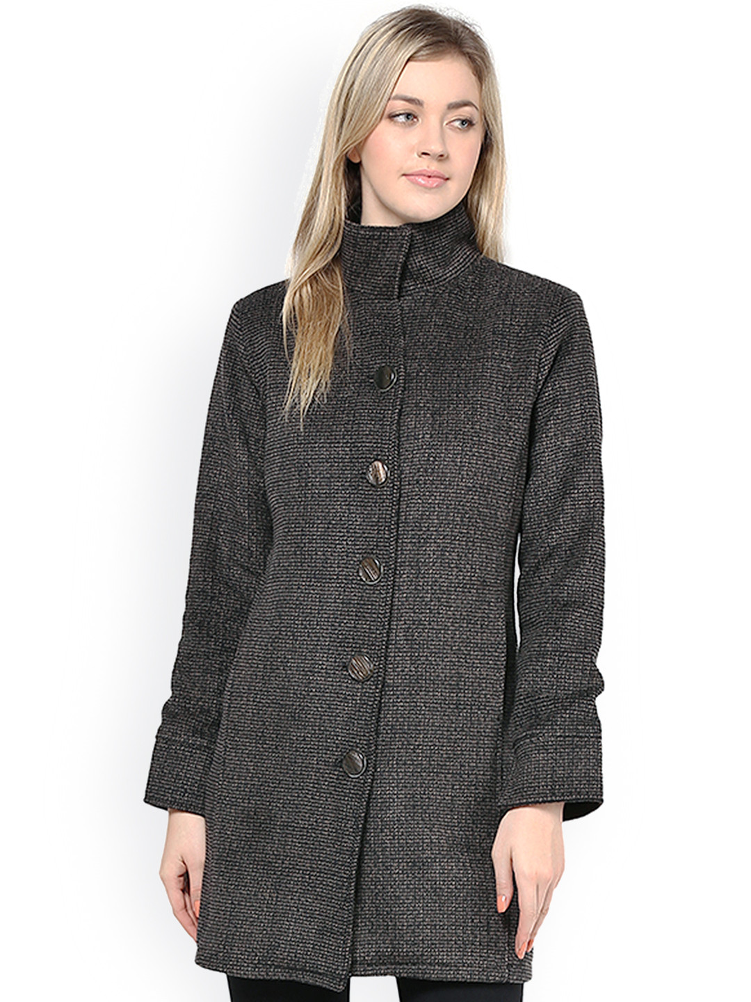 Buy Martini Brown Woollen Jacket Jackets for Women 1070814 Myntra