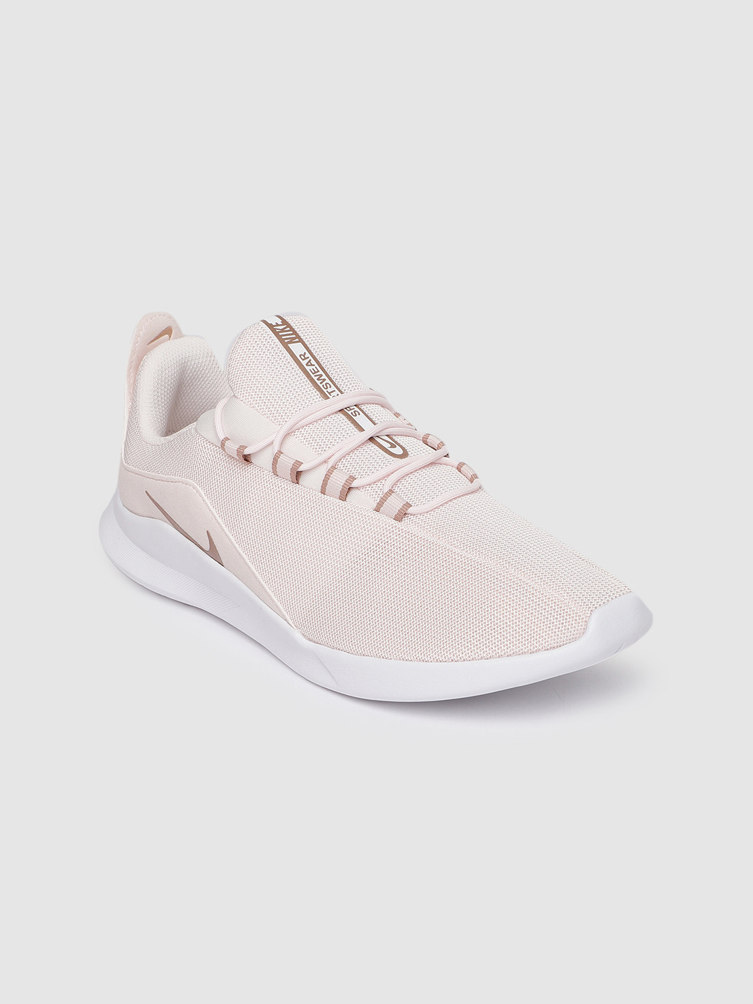 Buy Nike Women Off White & Peach VIALE Sneakers Casual Shoes for