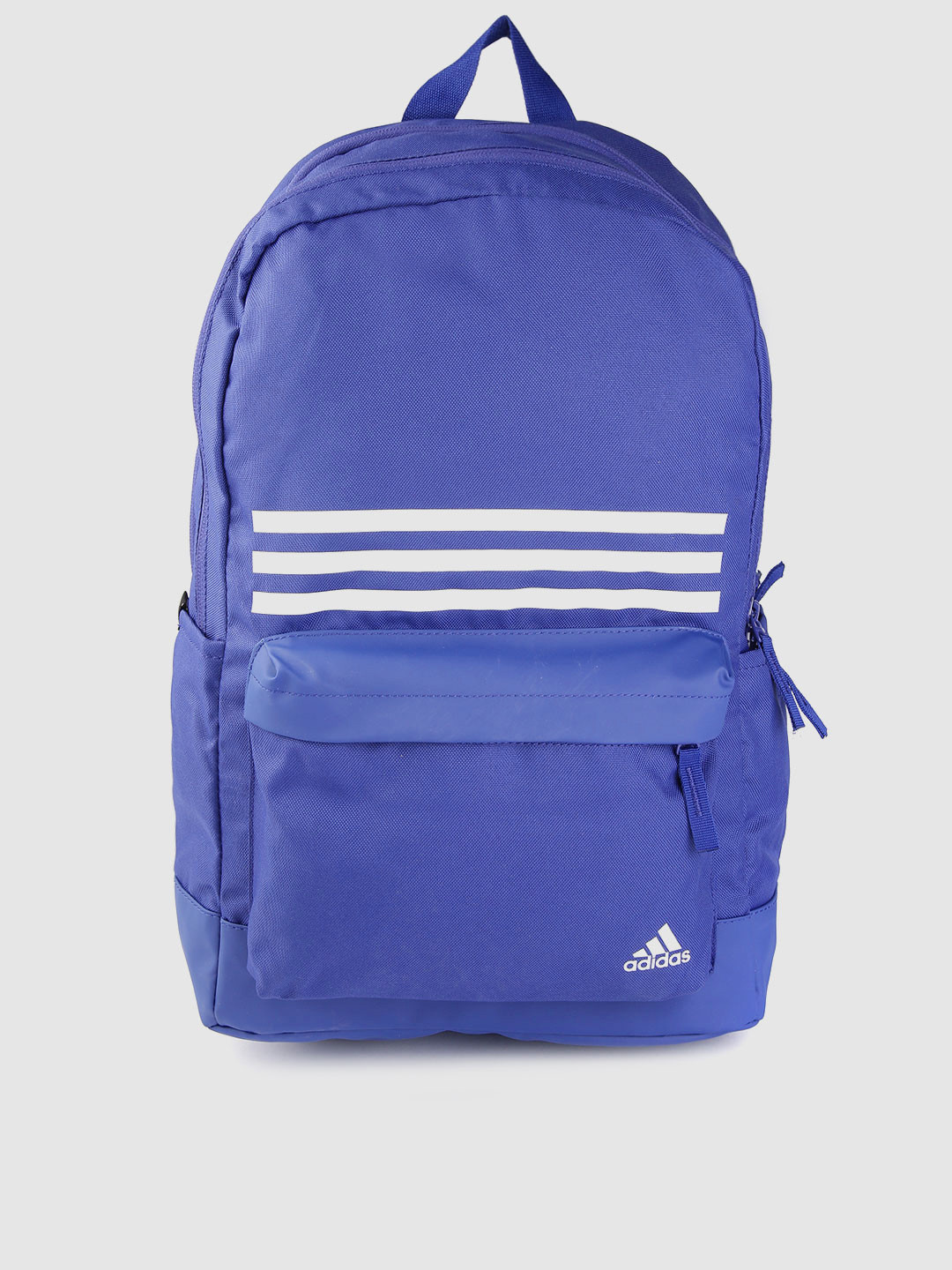 Buy ADIDAS Unisex Blue Solid Classic 3 Stripes Pocket Laptop Backpack Backpacks for Unisex