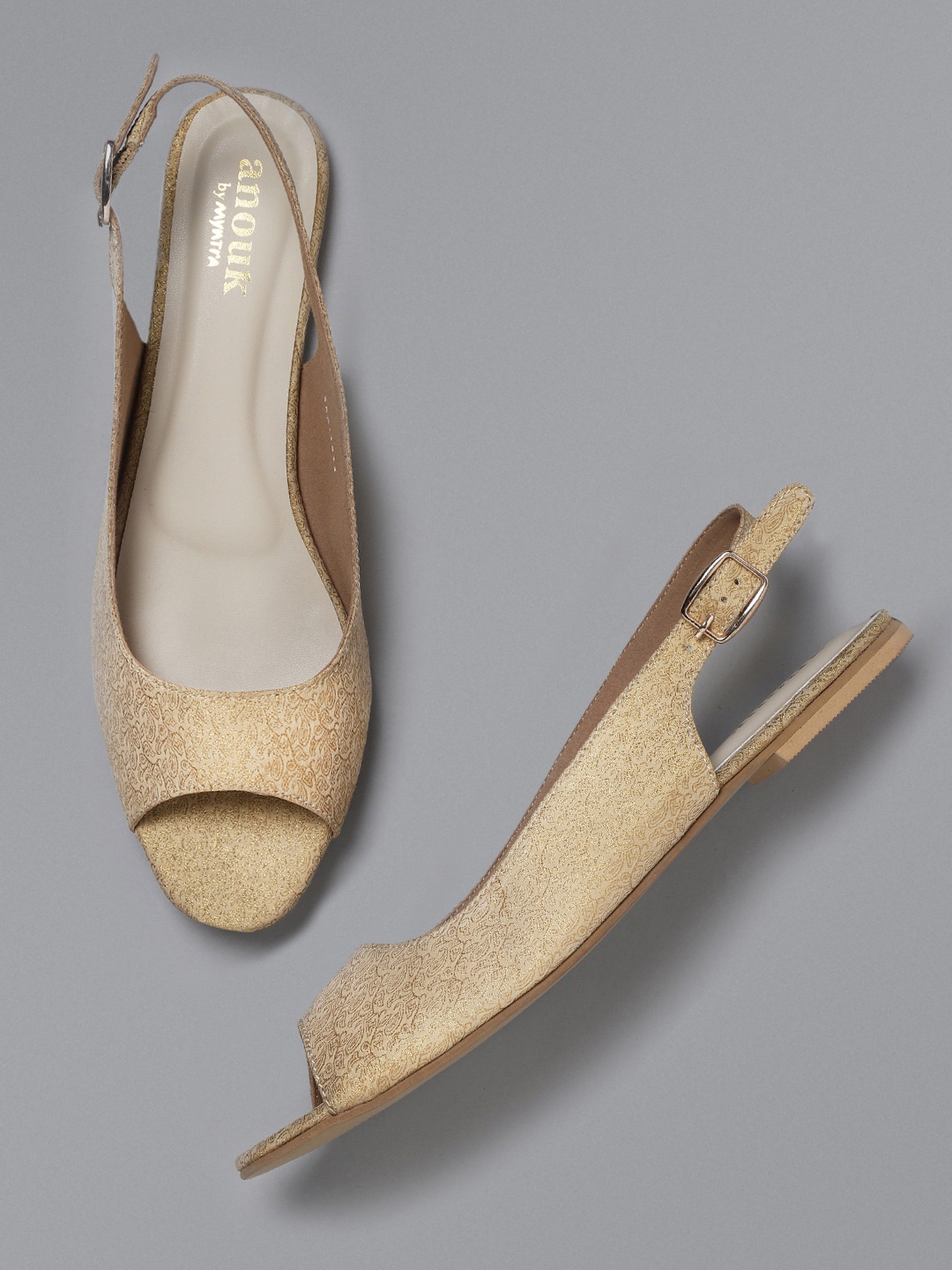 anouk open toe flats