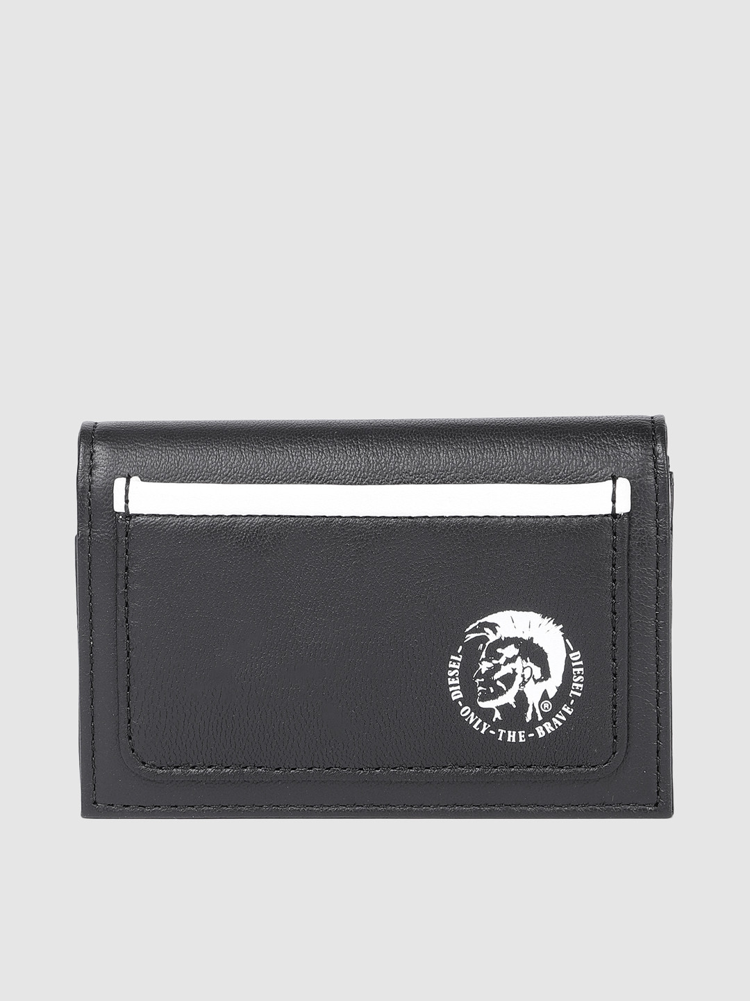 Buy DIESEL Men Black Solid Card Holder Wallets for Men 10719536 Myntra