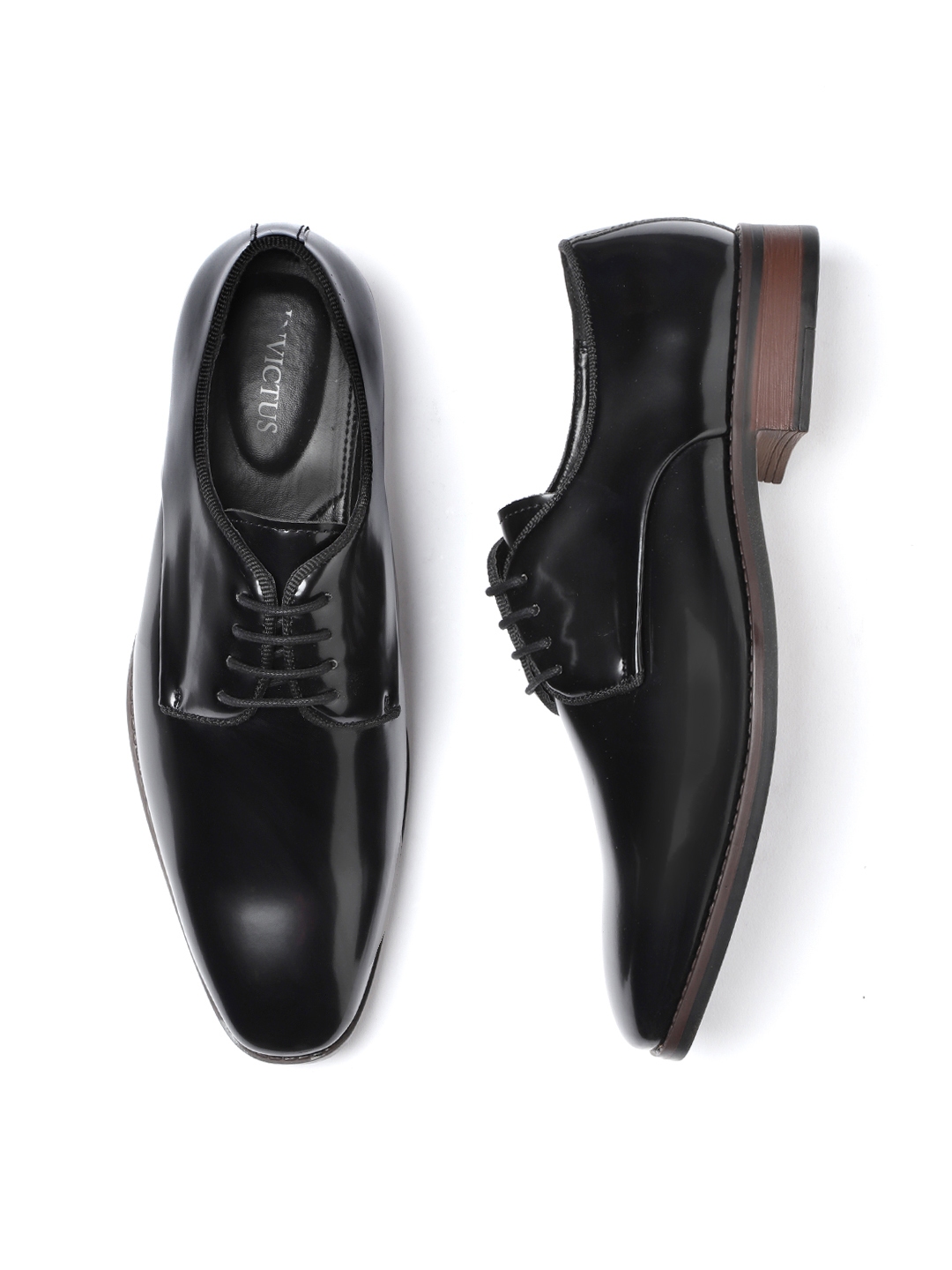 invictus black formal shoes