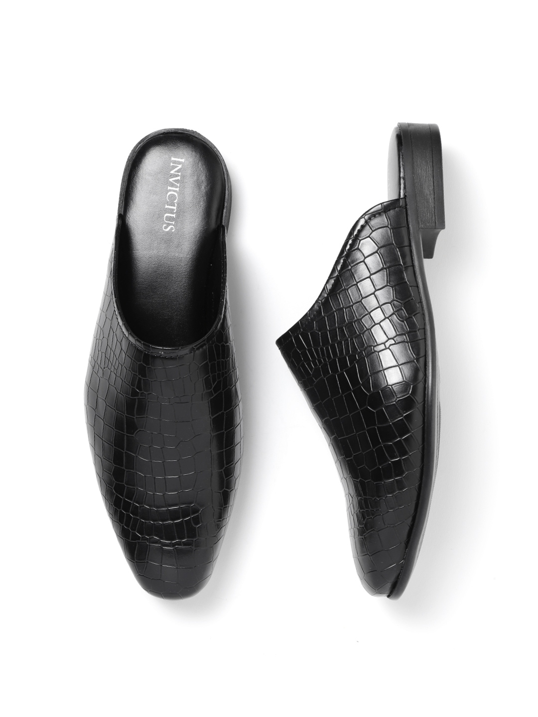 invictus black formal shoes