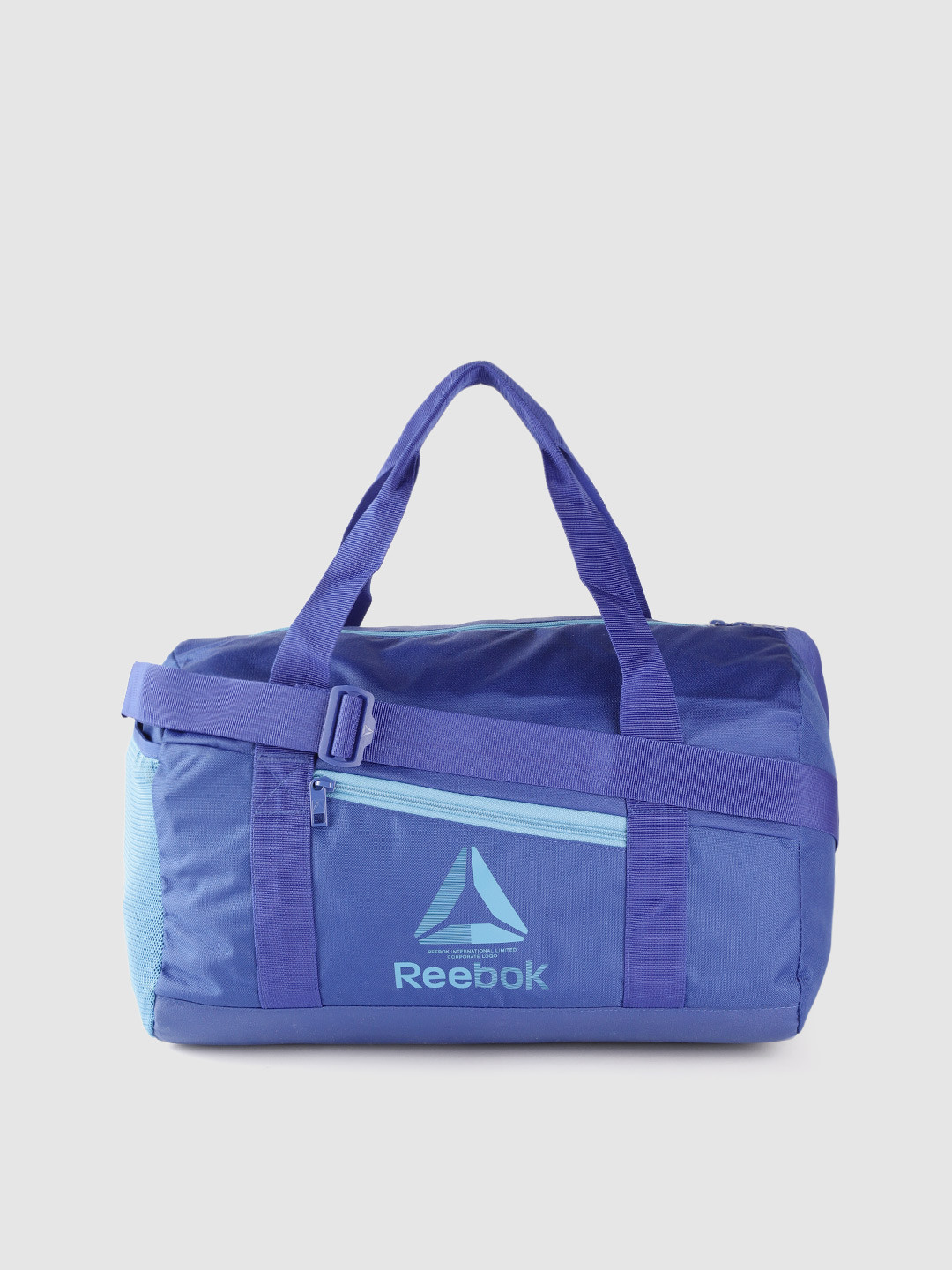 Buy Reebok Unisex Blue Solid TE S Grip Training Duffel Bag Duffel Bag