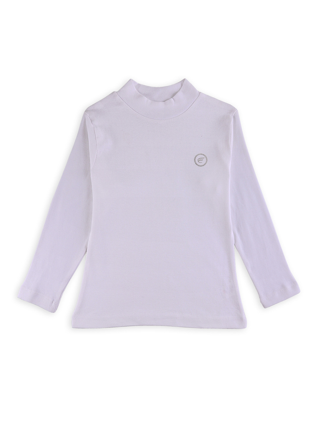 Buy FEMEA Girls White Solid High Neck T Shirt Tshirts for Girls