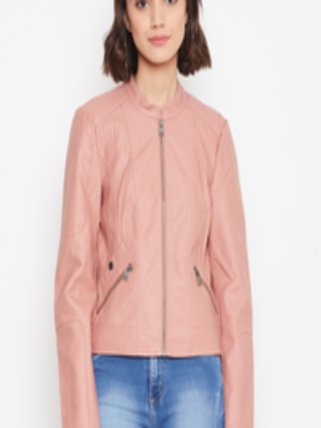 Buy Vero Moda Women Pink Solid Tailored Jacket - Jackets for Women ...