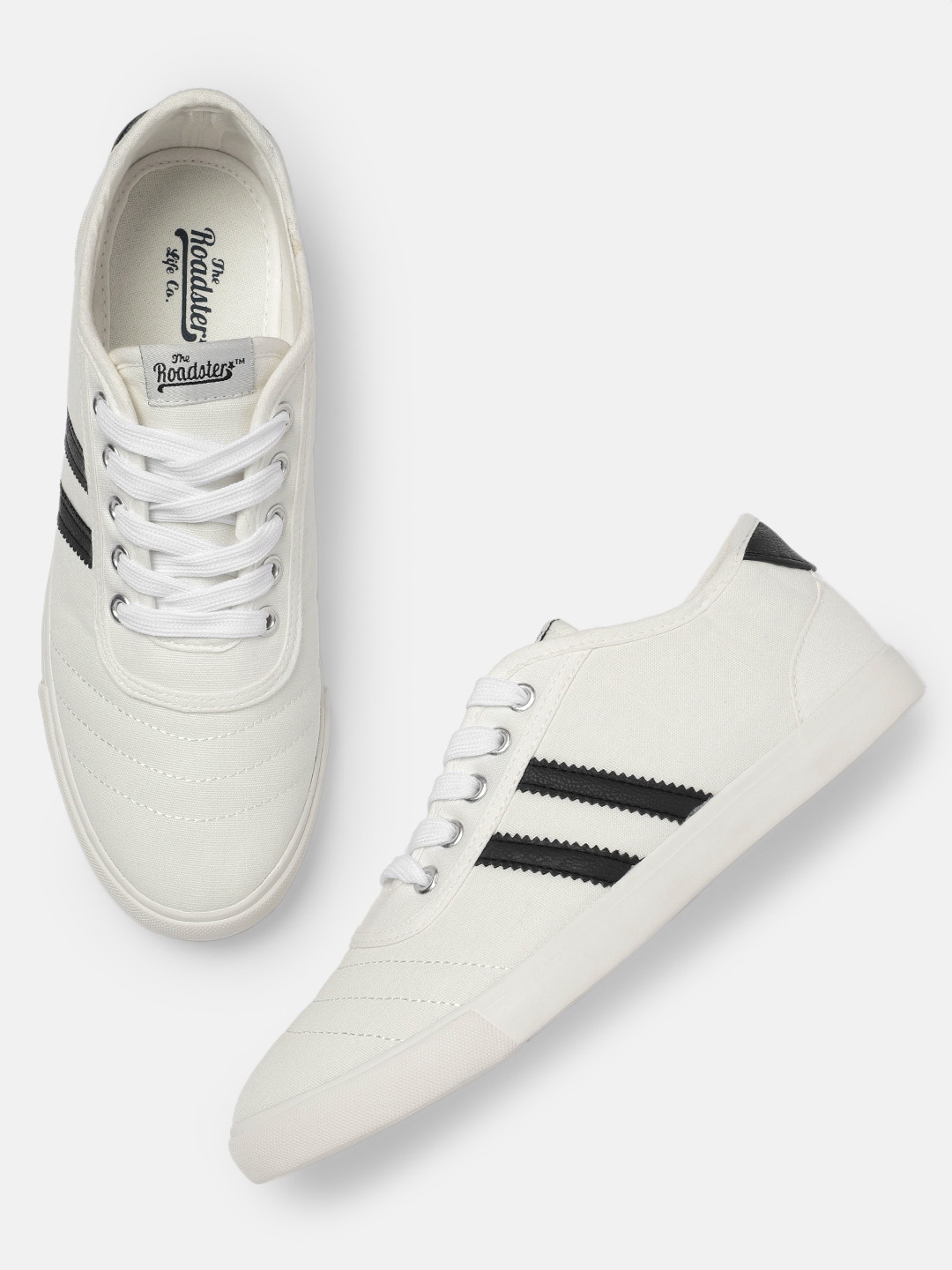 Buy The Roadster Lifestyle Co Men White Sneakers - Casual Shoes for Men 10747710 | Myntra