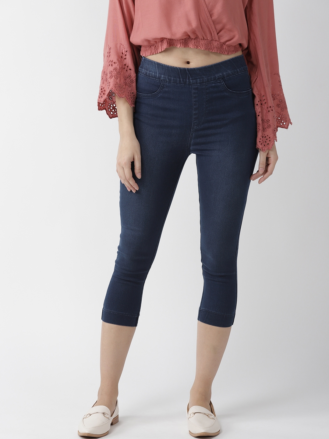 denim capris for women