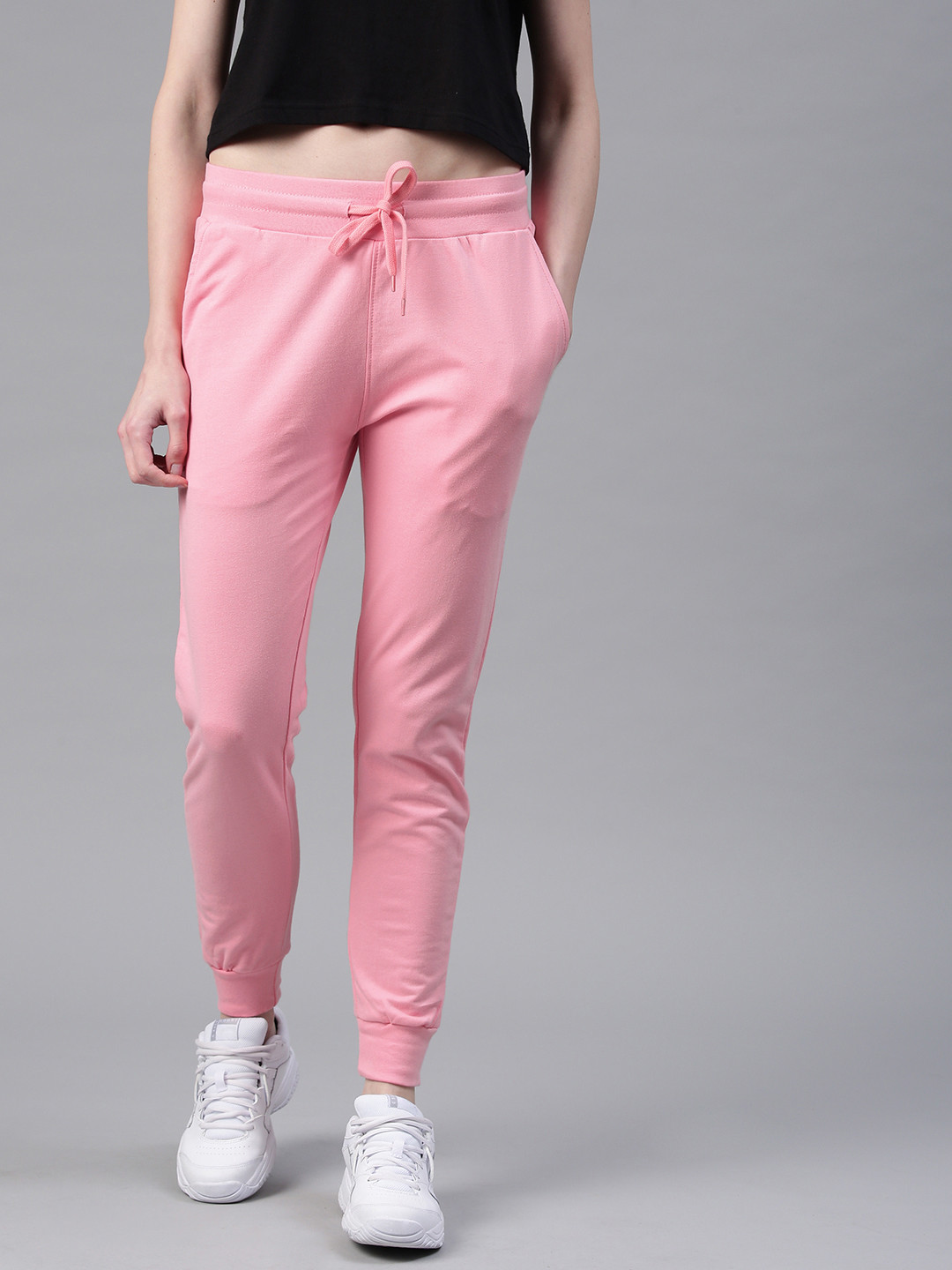 Buy Genius18 Women Pink Solid Classic Regular Fit Joggers Track Pants for Women 10752818 Myntra