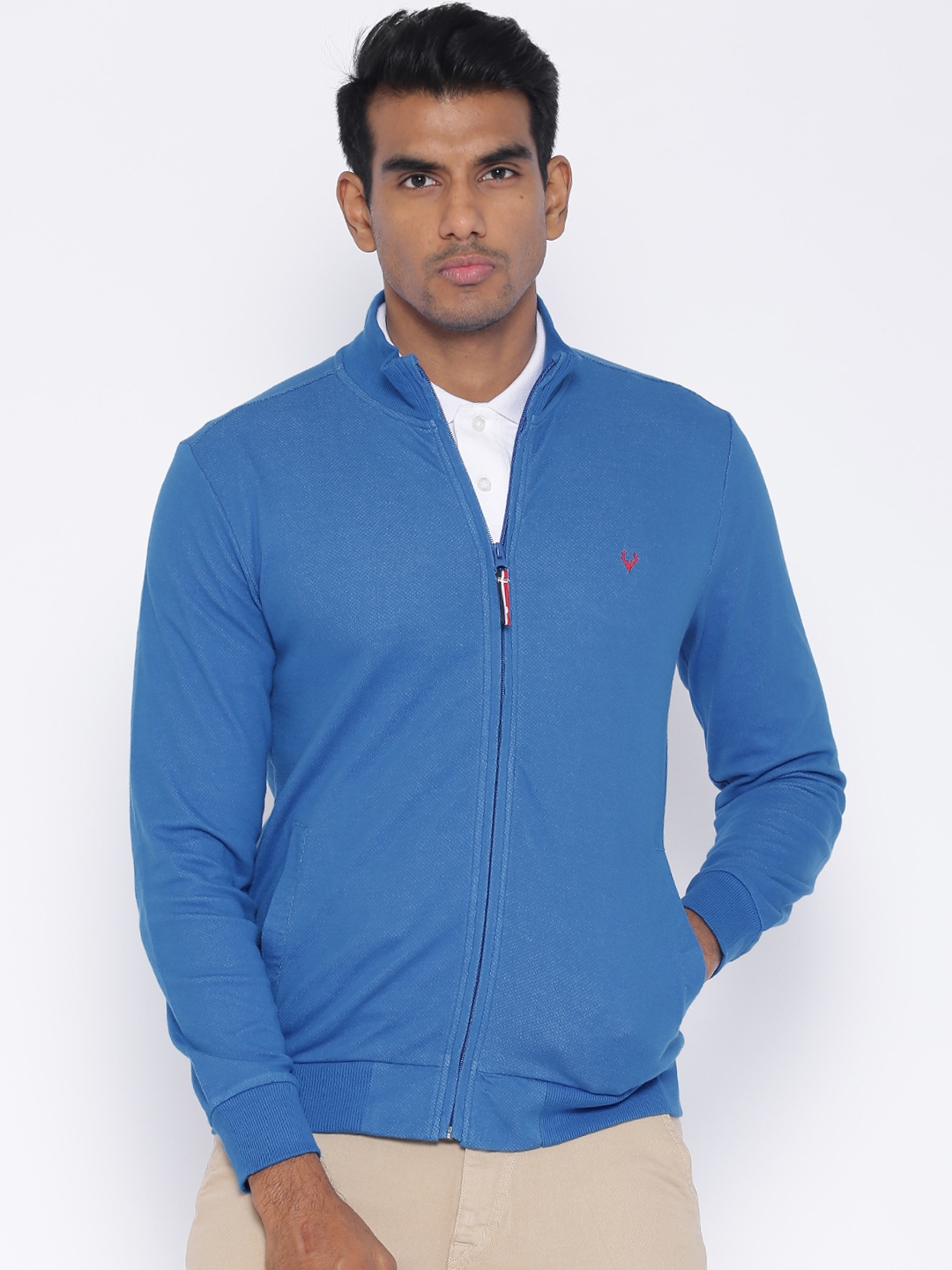 Buy Allen Solly Sport Blue Sweatshirt - Sweatshirts for Men 1075637 ...
