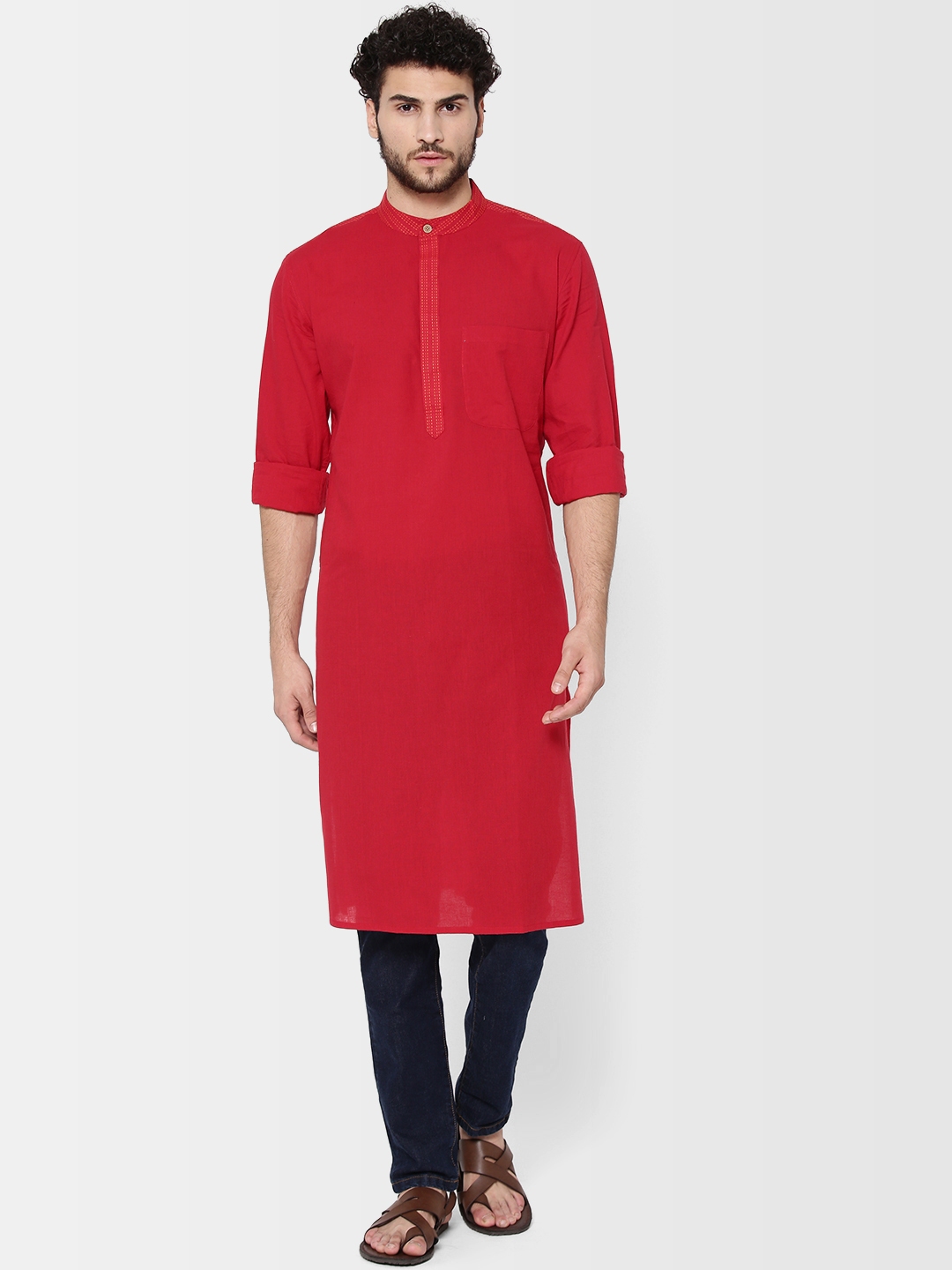 fabindia men's long kurta