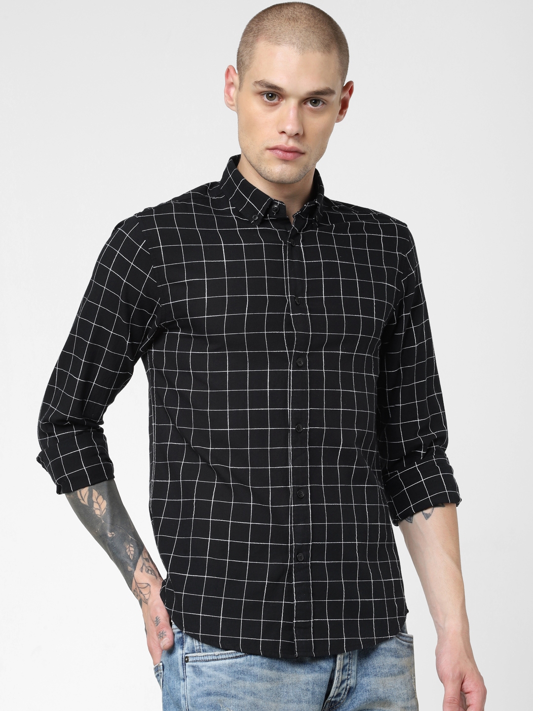 jack and jones checked shirt