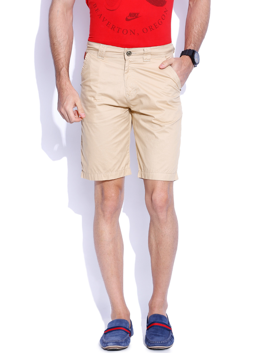 Buy Sports52 Wear Cream Coloured Shorts Shorts for Men 1076593 Myntra