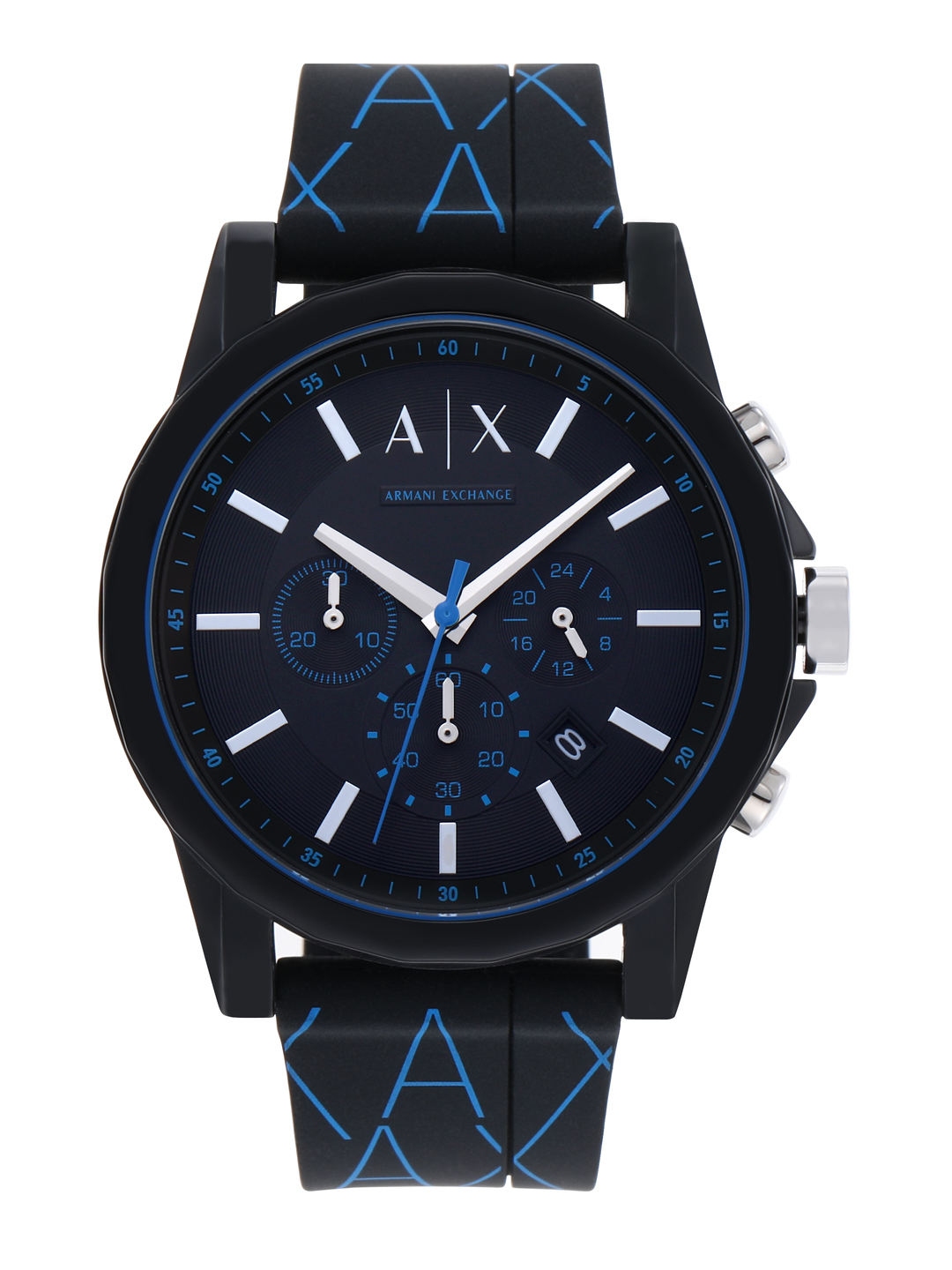 Buy Armani Exchange Men Black Analogue Watch AX1342 - Watches for Men ...