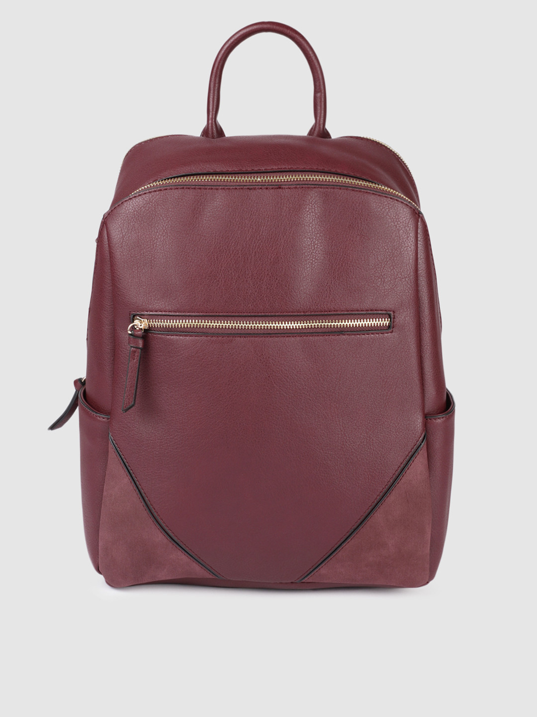 Buy Accessorize Women Burgundy Solid Backpack Backpacks for Women