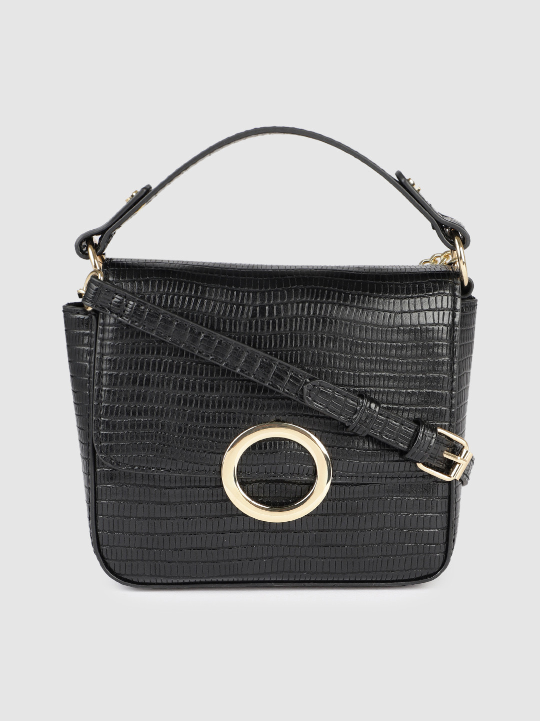 Buy Accessorize Black Textured Sling Bag Handbags for Women 10777102 Myntra