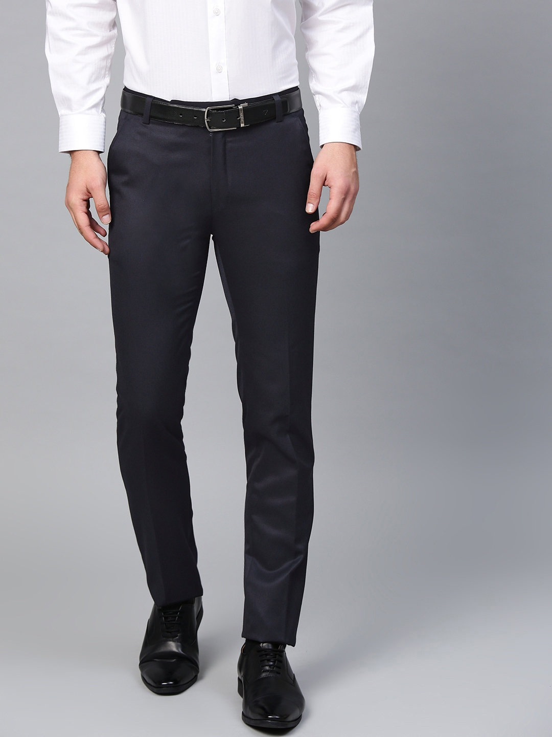 blue formal trousers