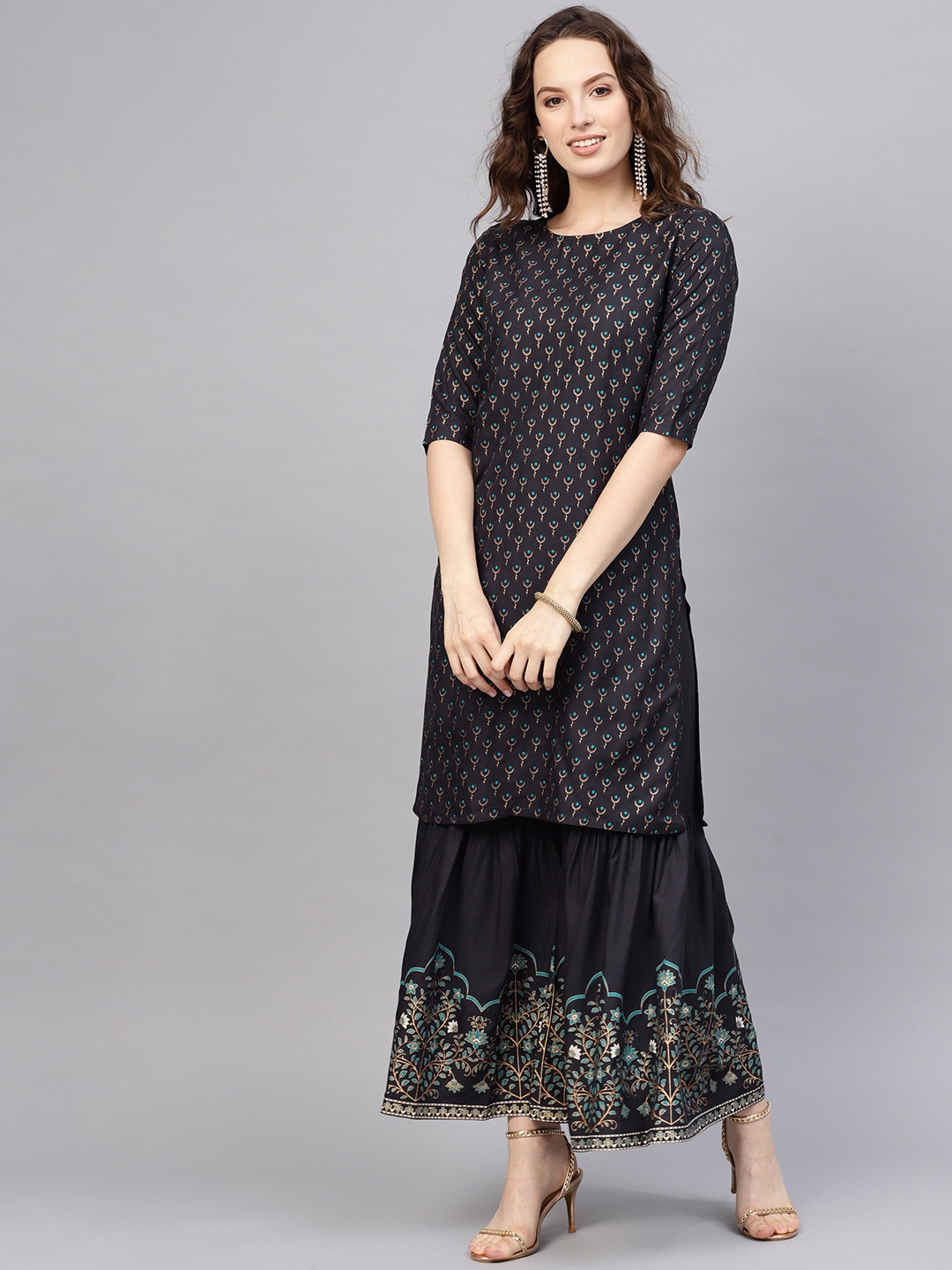myntra sharara sets