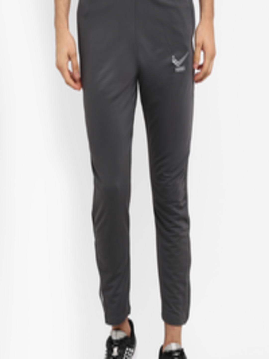 Buy Yuuki Men Grey Solid Slim Fit Gym Track Pants - Track Pants for Men ...