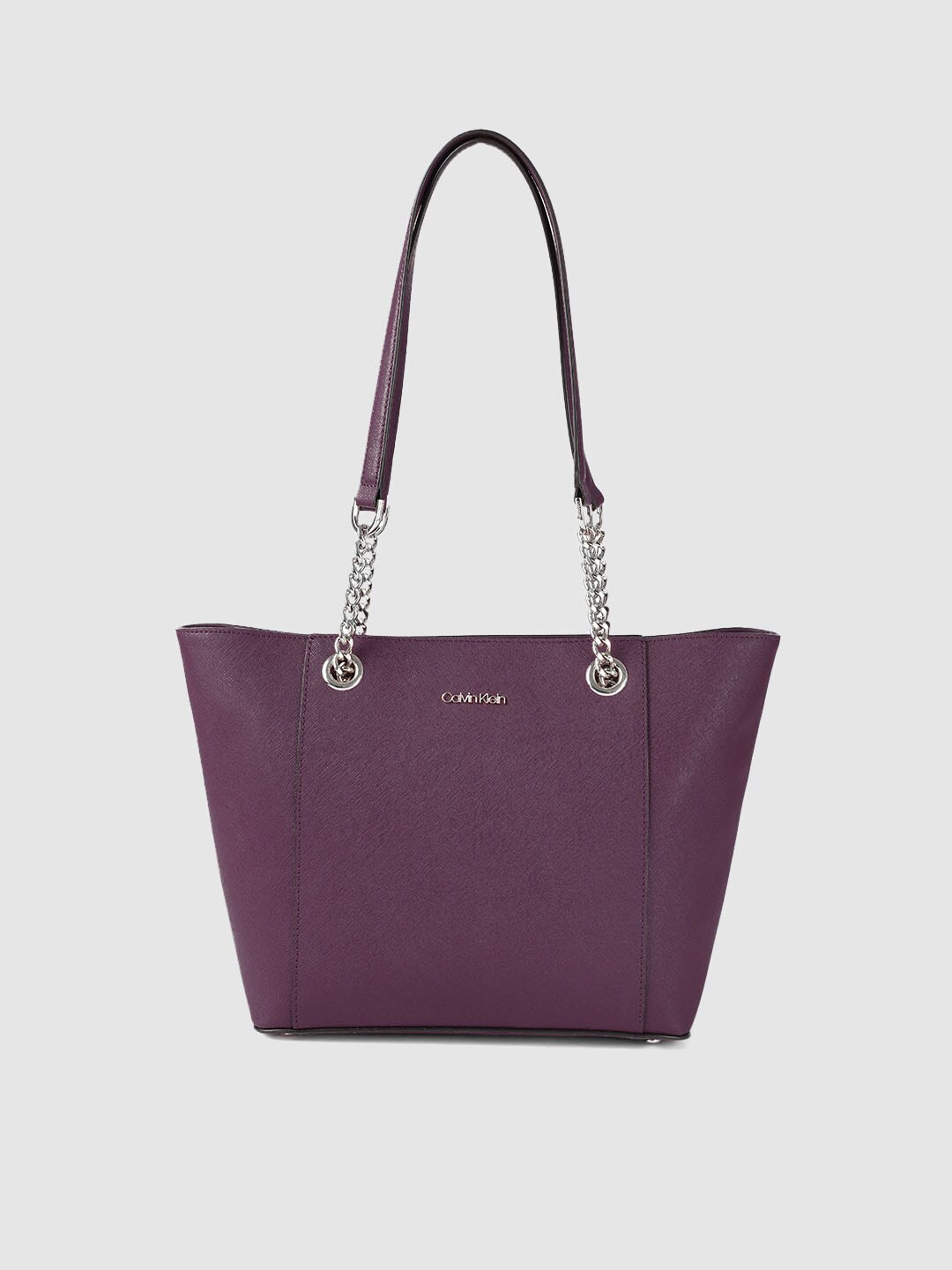 Buy Calvin Klein Purple Solid Shoulder Bag Handbags for Women