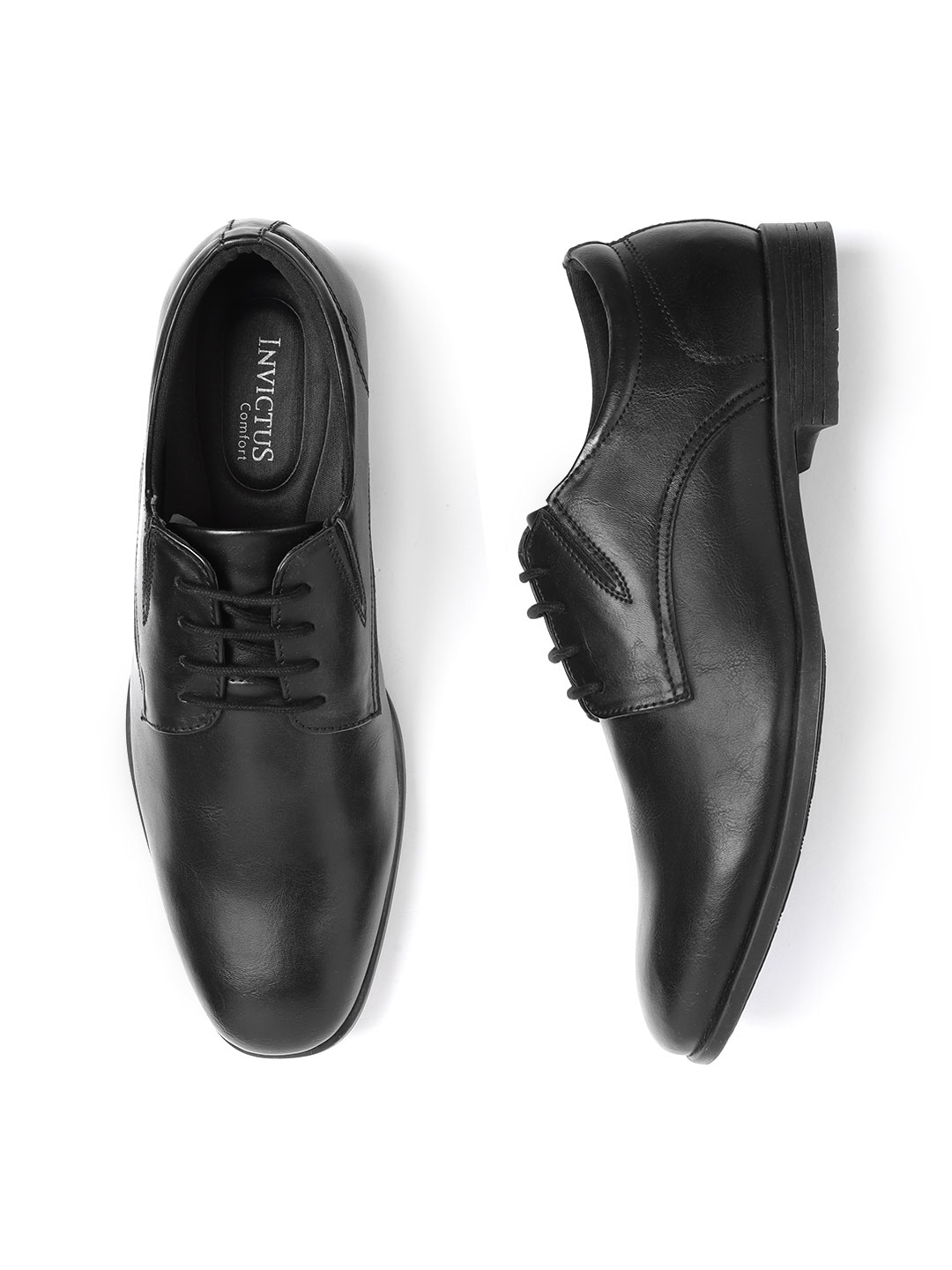 invictus black formal shoes