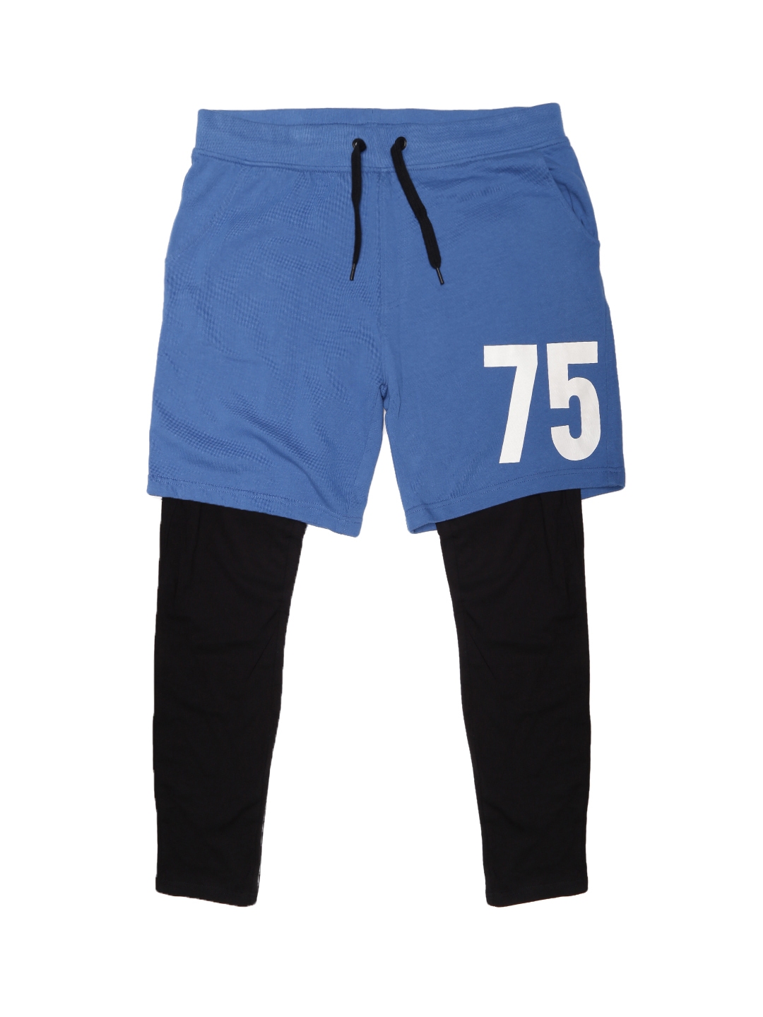 track pants and shorts