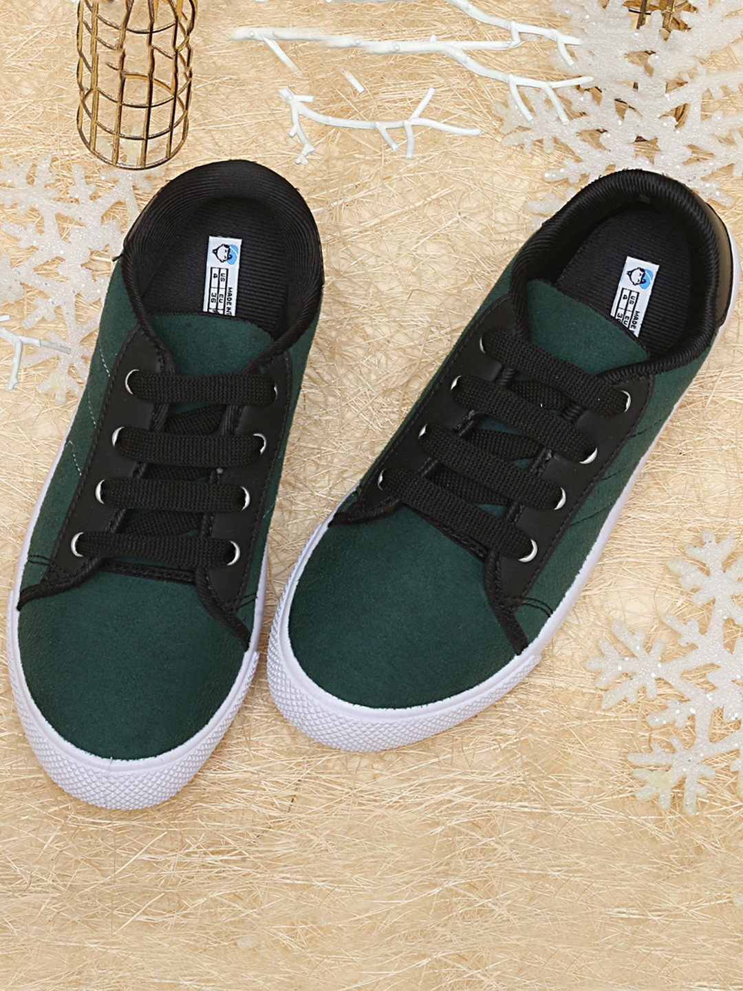 Buy DChica Boys Green Sneakers Casual Shoes for Boys 10791338 Myntra