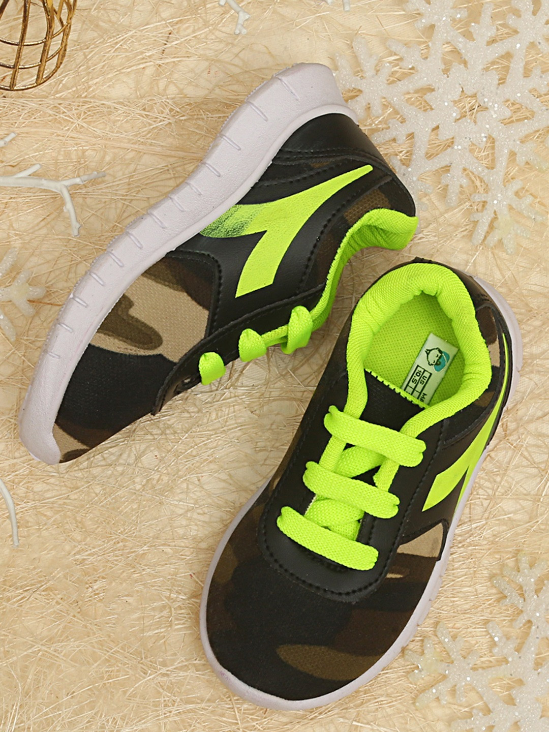 Buy DChica Boys Green Sneakers Casual Shoes for Boys 10791342 Myntra