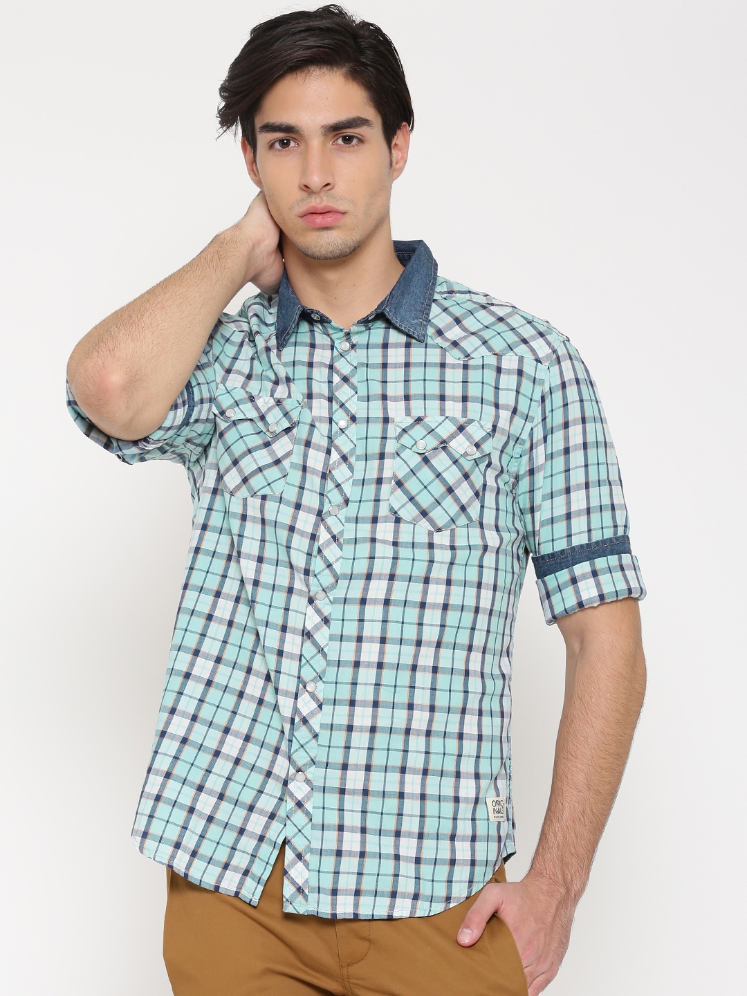 jack and jones checked shirt
