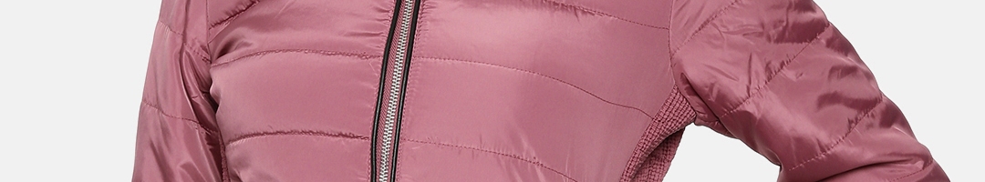 Buy Vero Moda Women Pink Solid Lightweight Puffer Jacket - Jackets for ...