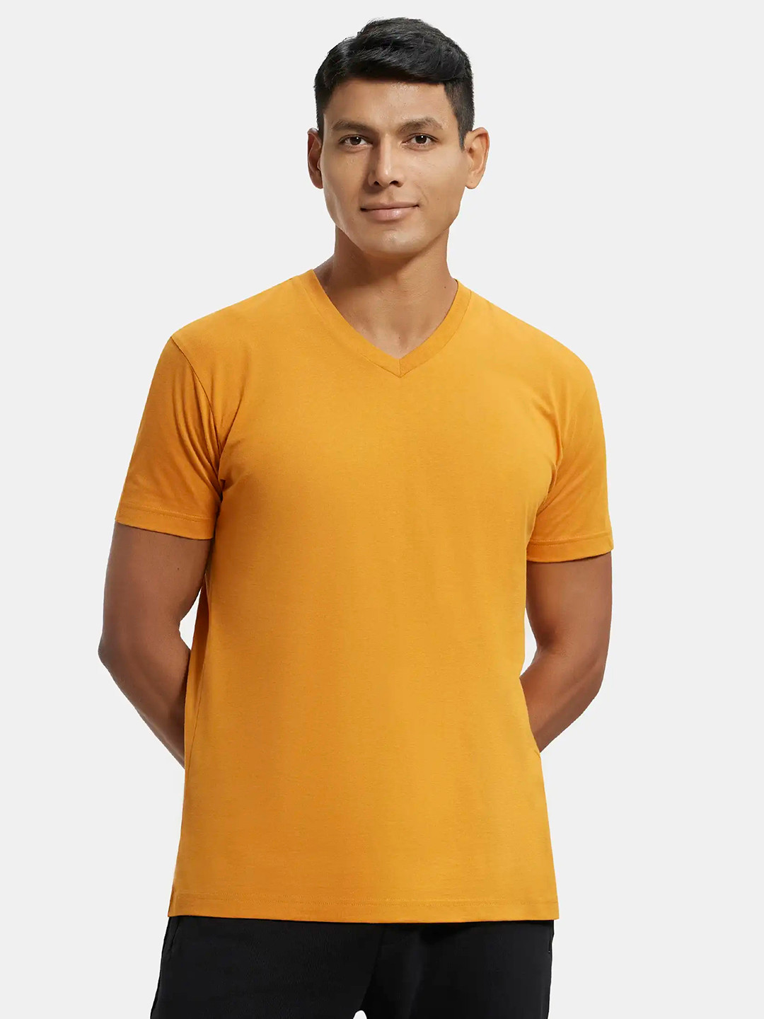 POL V-Neck Half Sleeve T-Shirt main image 1