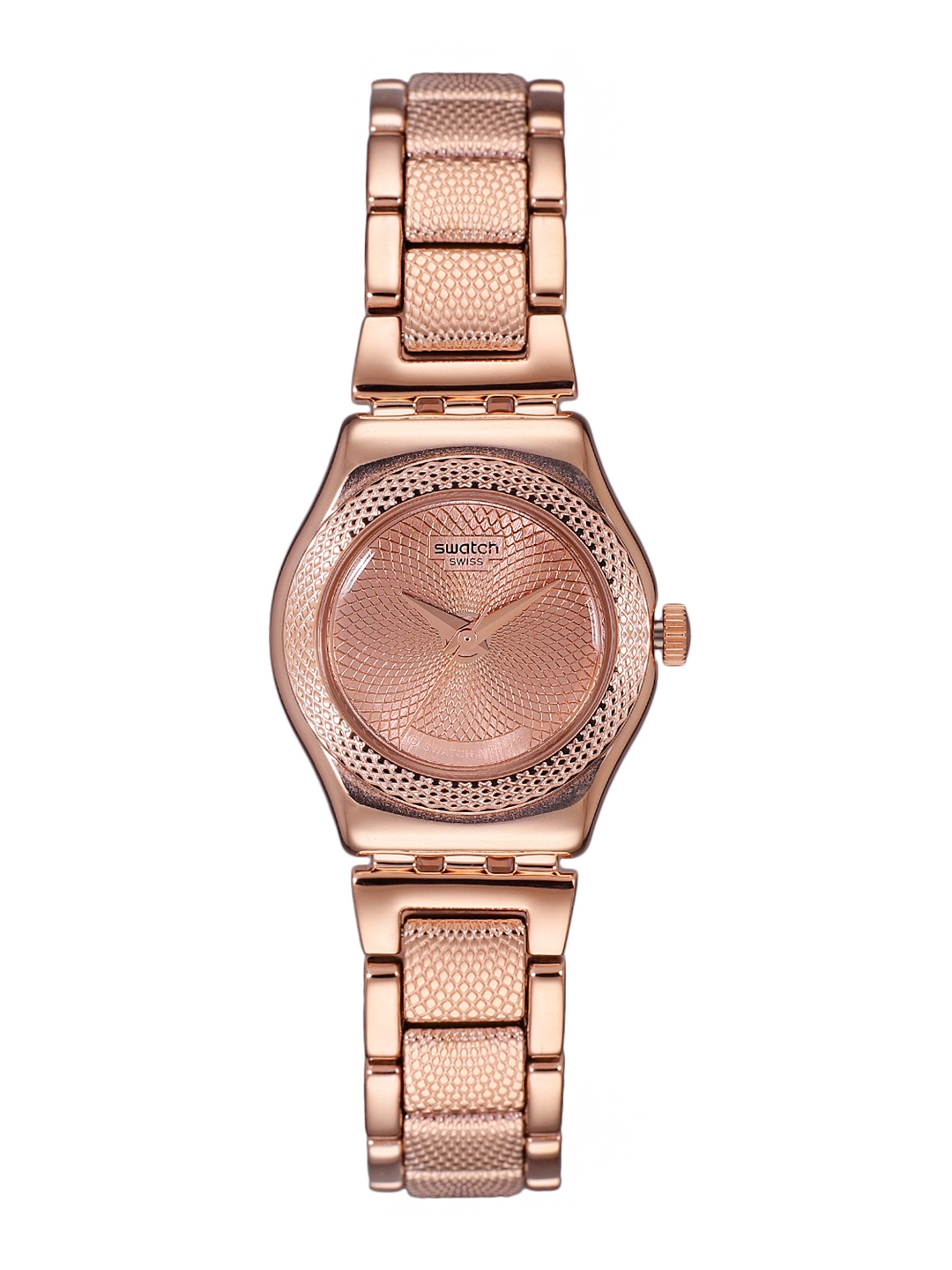 Buy Swatch Irony Women Rose Gold Water Resistant Analogue Watch YSG163G ...