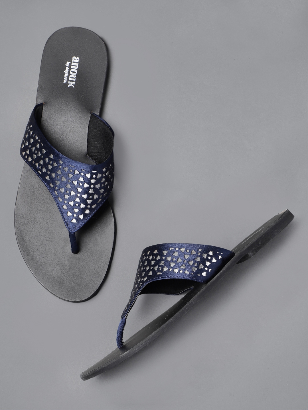 anouk open toe flats