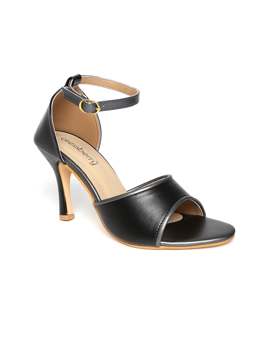 Buy DressBerry Women Black Slim Heels - Heels for Women 1080344 | Myntra