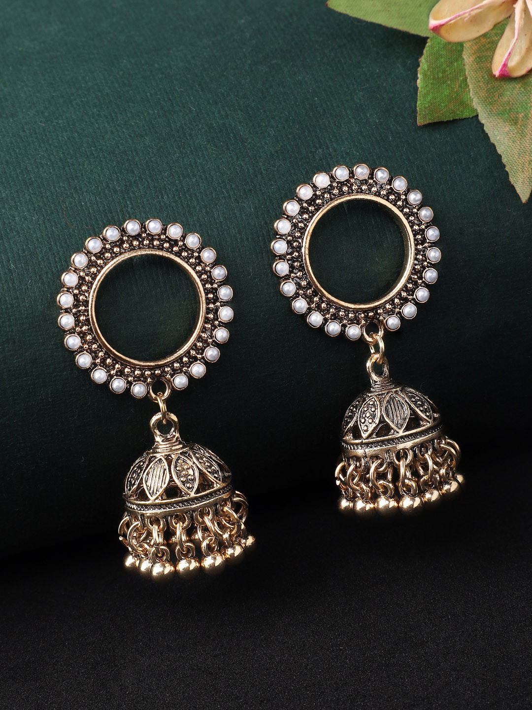 Rubans jhumkas clearance