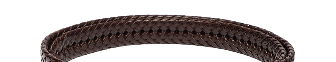Buy Louis Philippe Men Brown Woven Design Belt - Belts for Men 10809816 | Myntra