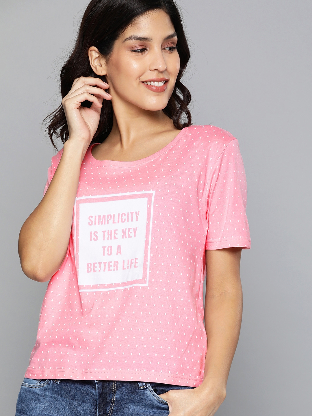 myntra casual t shirts