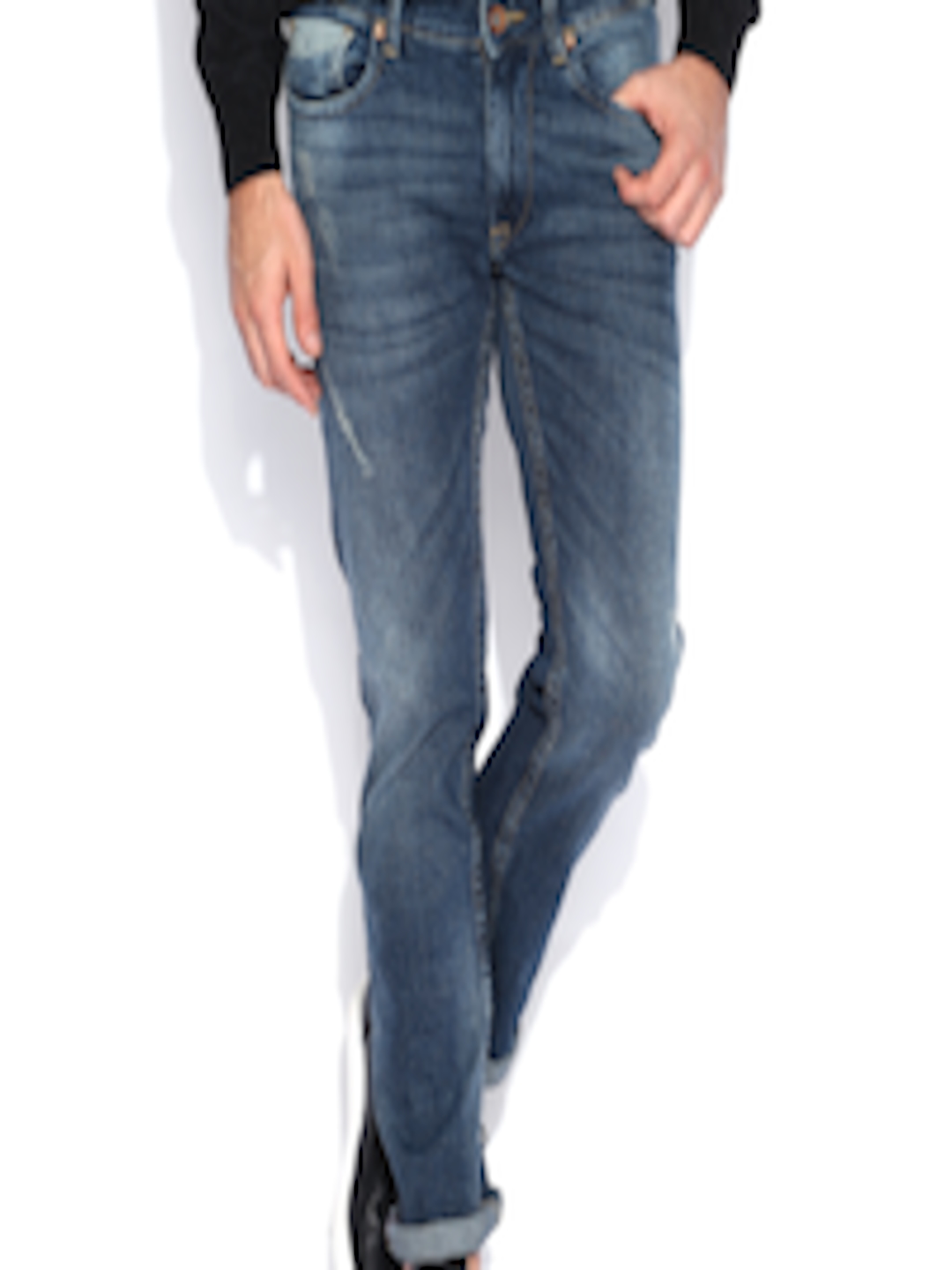 Buy American Bull Blue Slim Fit Jeans - Jeans for Men 1081041 | Myntra