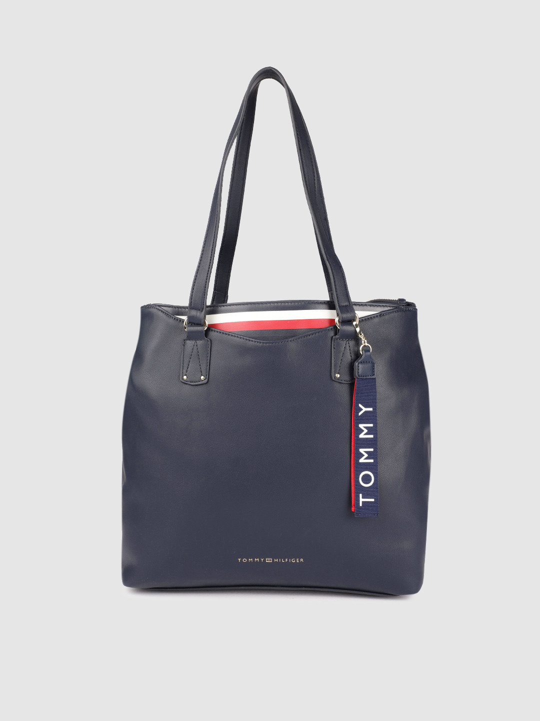 Buy Tommy Hilfiger Navy Blue Solid Shoulder Bag Handbags for Women 10811770 Myntra
