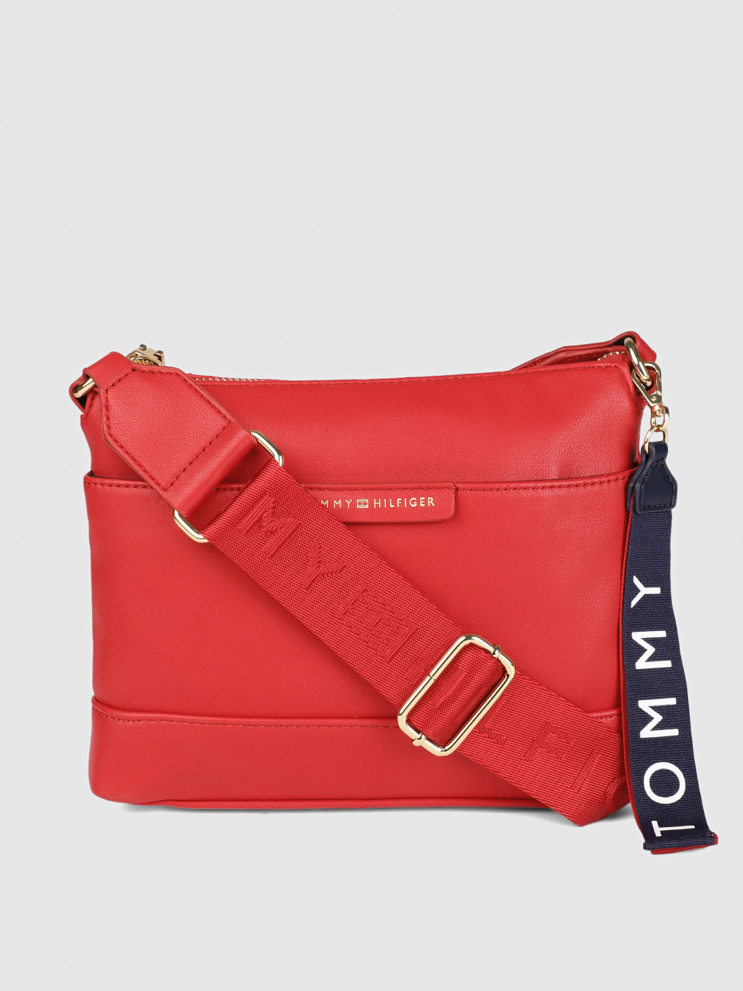 Buy Tommy Hilfiger Red Solid Sling Bag Handbags for Women 10811922