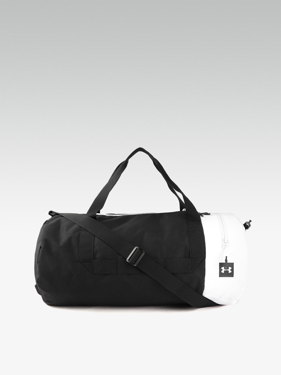 Buy UNDER ARMOUR Unisex Black & White Colourblocked Sportstyle Duffel