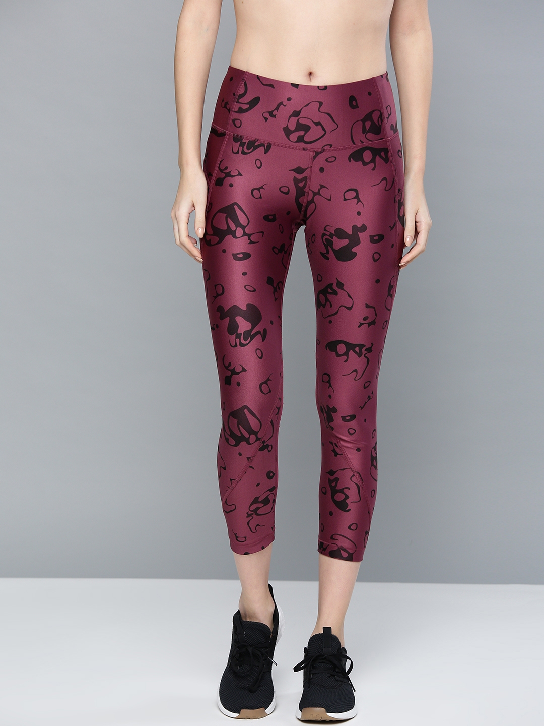 under armour burgundy leggings