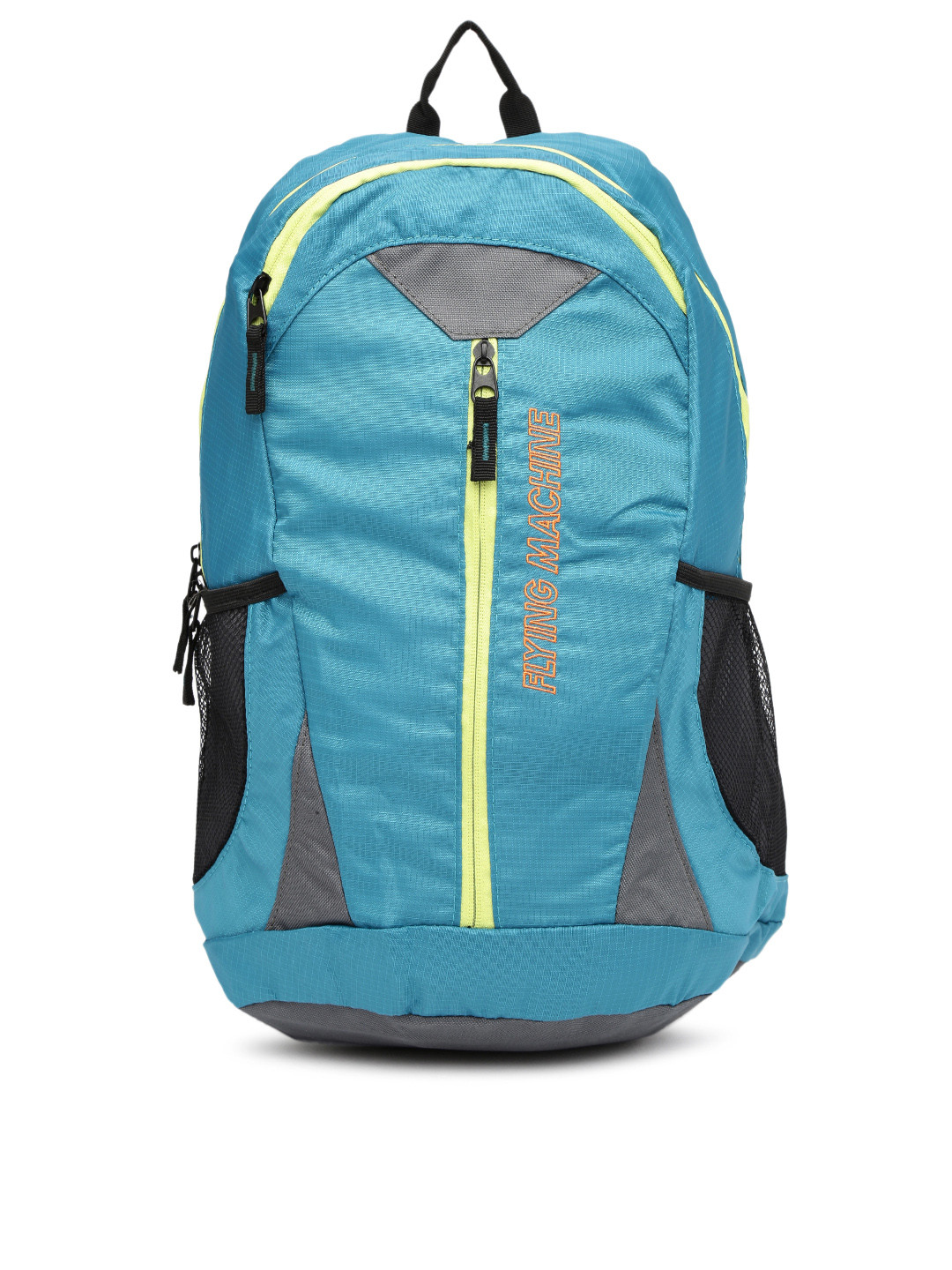 Buy Flying Machine Unisex Green & Grey Laptop Backpack Backpacks for