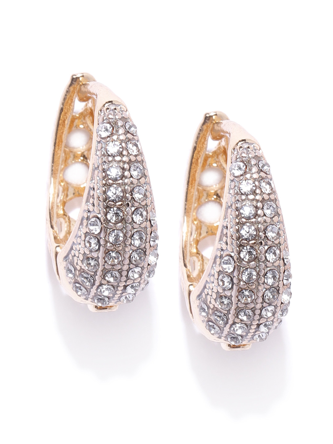 Buy YouBella Gold Plated Stone Contemporary Studs Earrings for Women