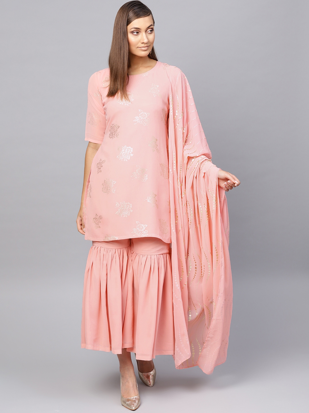 sharara set in myntra