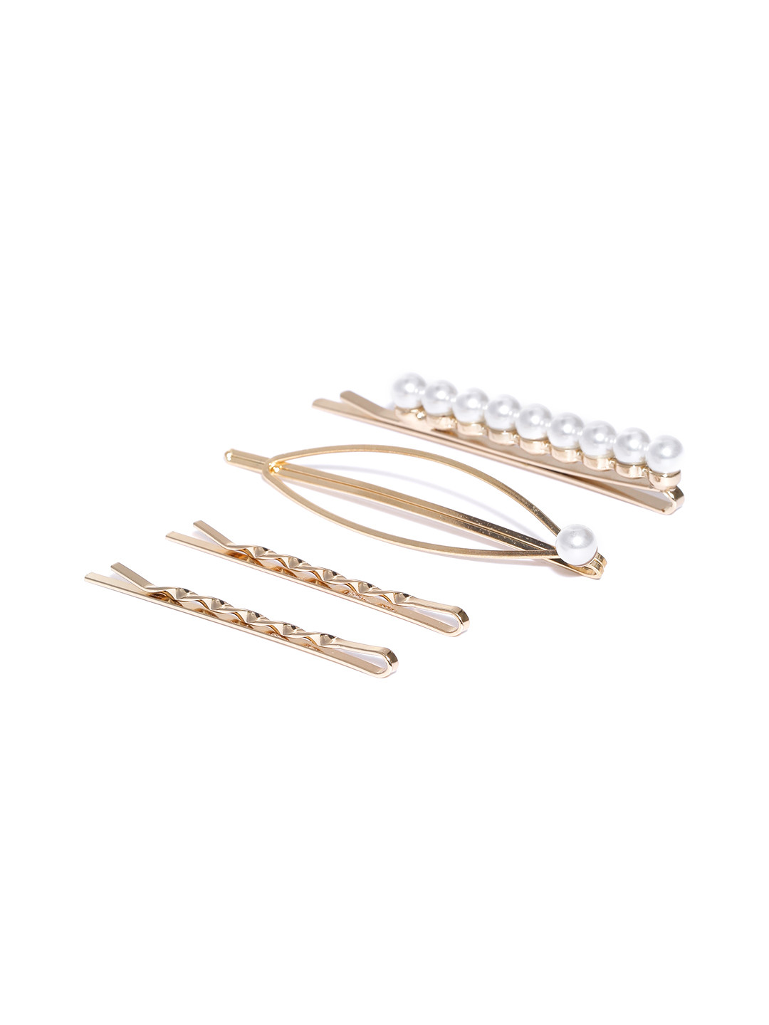 Buy Forever New Set Of 4 Gold Toned Hair Pins Hair Accessory for