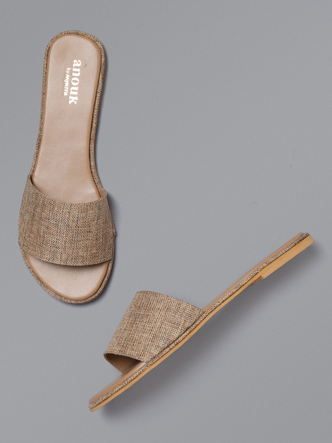 anouk open toe flats